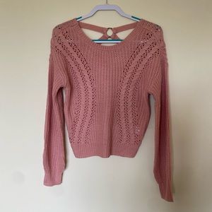 No Boundaries Salmon Sweater